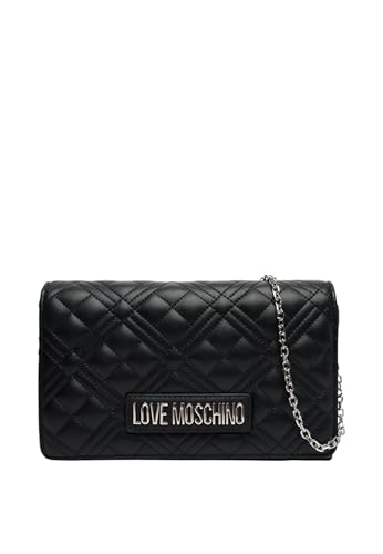 Love Moschino BOLSO QUILTED PU NEGRO+GALV.NIKEL