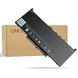OMCreate J60J5 Laptop Battery Replacement Fit for Dell Latitude E7470 E7270 7470 7270 451-BBSY 451-BBSX 451-BBSU WYWJ2 R1V85 MC34Y 242WD PDNM2 1W2Y2 GG4FM F1KTM NJJ2H P61G001 5F08V 7.6V 55Wh 4 Cell