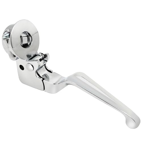 M Mati HA0006 Clutch Lever & Mount Perch Bracket Assy Chrome For Harley Davidson Sportster 883 1200 Softail Dyna Electra Glide Road King Fat Boy Night Train Street Bob thumb #2