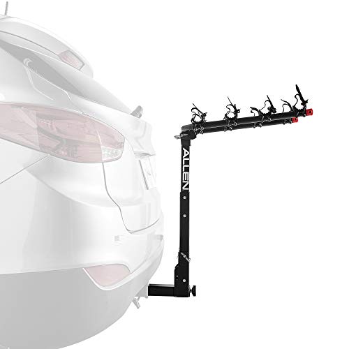 Image of Allen Sports Deluxe Quick Install 4-Bike Hitch Rack, Model 1540RR , Black