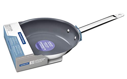 Frigideira Tramontina Professional Funda em Aço Inox Fundo Triplo Revestimento Interno em Cerâmica G