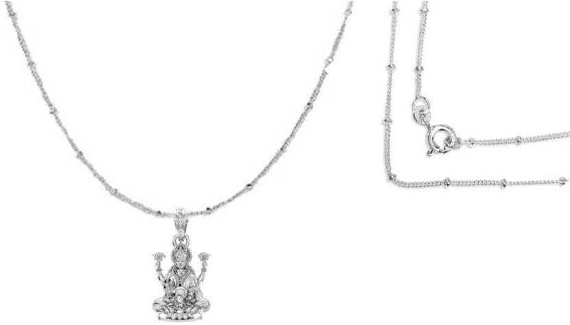 Pendentif en argent sterling 925 déesse Laxmi Ji petit bijou spirituel raffiné
