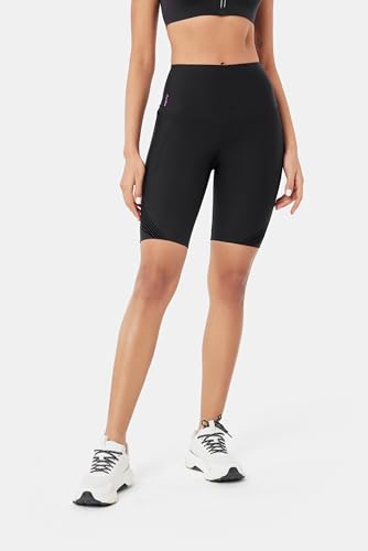 Fanka Body Sculpt Reversible Biker Shorts with Side Pockets - High Waist Tummy Control 9 Yoga Shorts for Women2