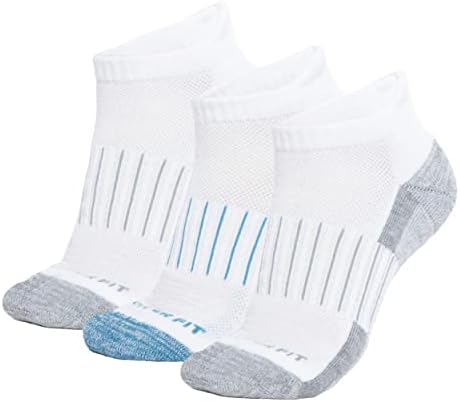 Copper Fit Unisex Copper Infused No Show Socks ,White, Small/Medium,3 Pack