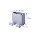 3 Piezas Caja Almacenamiento Control Remoto, ABS Montaje en La Pared con...