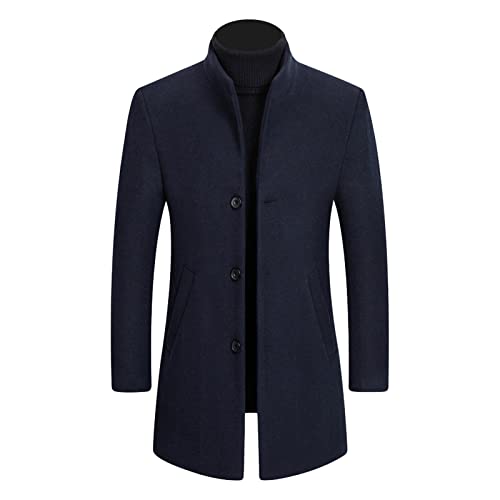 Veste en duvet d'affaires à col montant manteau épais et chaud pour l'hiver