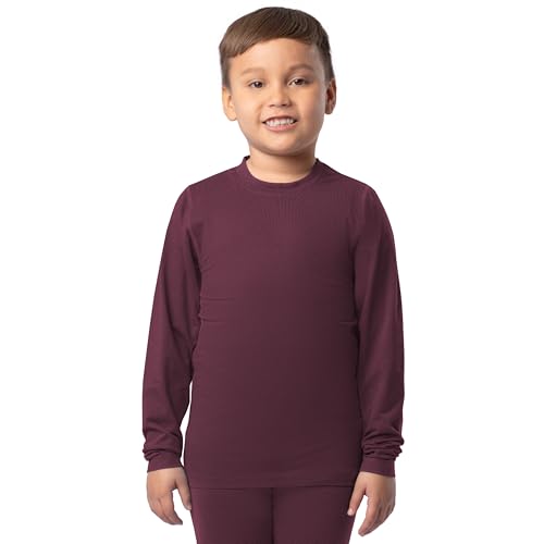 ColdPruf Boys' Long Sleeve Thermal Underwear Crew Top