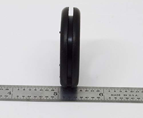 Pkg Of 2 - Push-In Grommet - Sbr Rubber- Fits Panel Hole 1 3/8" Inch, Inner Diameter 1", Fits Panel Thickness 7/64" #TOP6