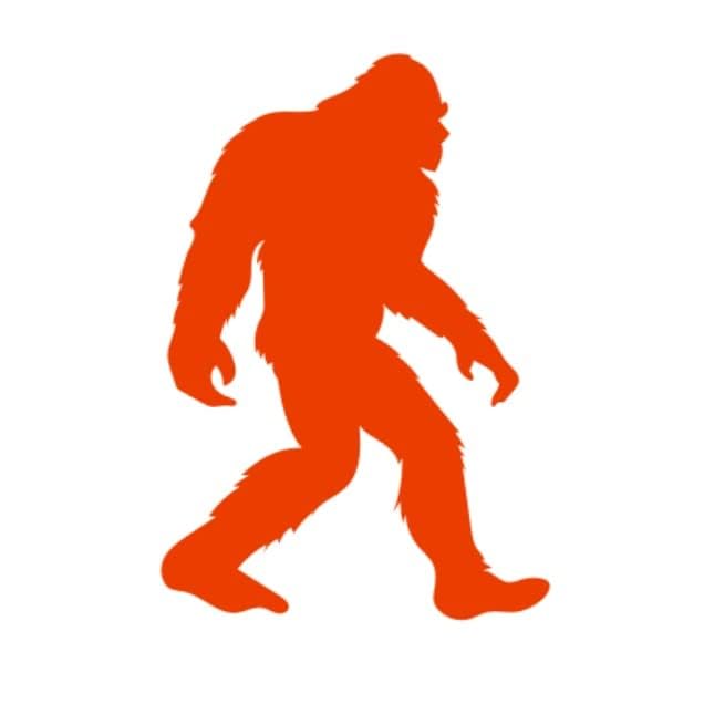 Evita confusiones con tus dispositivos usando pegatinas de Sasquatch reflectantes rojas 3