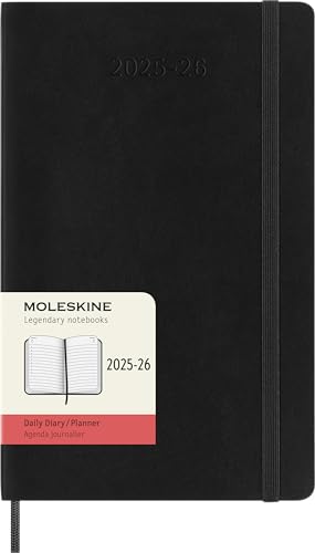 Moleskine Classic 18 Month 2025-2026 Daily Planner, Soft Cover, L...