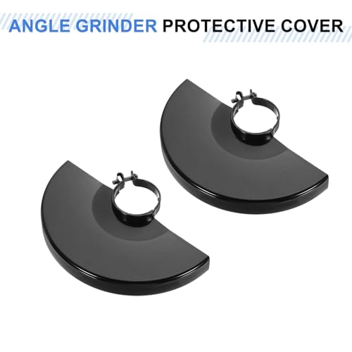 Protector de amoladora angular de metal de 190 mm de diámetro set de 2 piezas repuestos uxcell 4