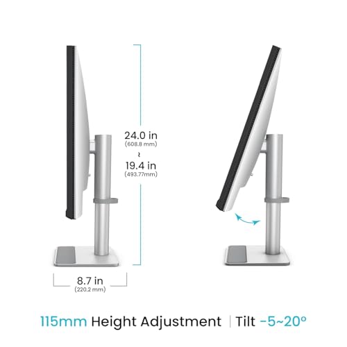 Image of BenQ MA320UP (Smartchoice) 32 inch 4K 3840x2160 Nano Gloss Monitor for MacBook, Dual USB-C 90W /15W PD, Mac Color Match, 550 nits, Mac Controls, Ergonomic Design, 3W x2 Speakers, 97% P3 Colors (Silver)