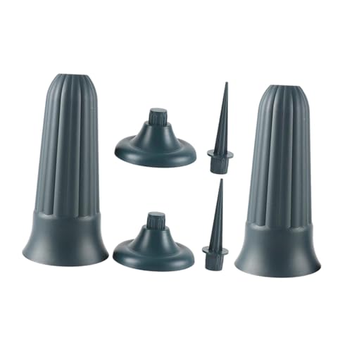 Colcolo Jarrón de Flores para Cementerio, Tumba, florero funerario, contenedor de Recuerdo para Exteriores, decoración práctica para jardín, jarrón, con Base de Participación