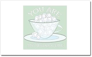 CafePress My Sugar Cube Car Magnet 20 X 12 Car Magnet, 20"x 12" Magnetic Door Display