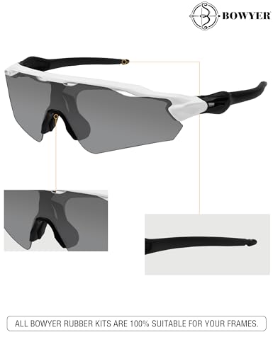 Image of Bowyer Replacement Rubber Kits Compatible with Oakley Radar EV Pitch OO9211 / Path OO9208 / Path Asian Fit OO9275 Sunglass
