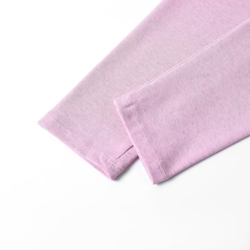 4 Pack Girls Cotton Leggings Stretchy Yoga Pants Kids Soft Full Length Solid Leggings4