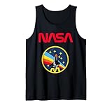 Logotipo de la NASA con diseño de cohete Camiseta sin Mangas