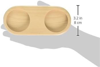 Zassenhaus 036015 Mill Coaster for Spice Mills Made of Wood and Natural Beech, Diameter 6 cm