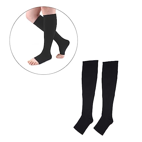 Beavorty 3 Pares meias de compressão meias de pressão para homens manga de panturrilha meias feminin