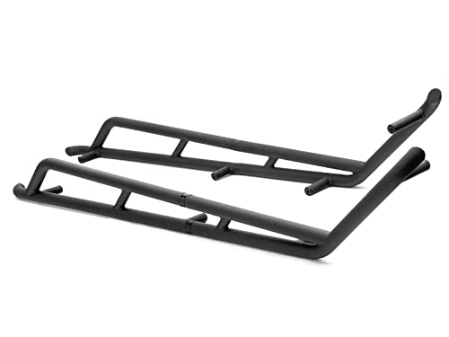 Superatv Nerf Bars / Tree Kickers / Rock Sliders For 2020+ Polaris Rzr Pro Xp 4 | Black | Bolt-On | 1.75” Diameter Steel Tubing | Uv-Resistant Powder Coat Finish | Easy Install #TOP1