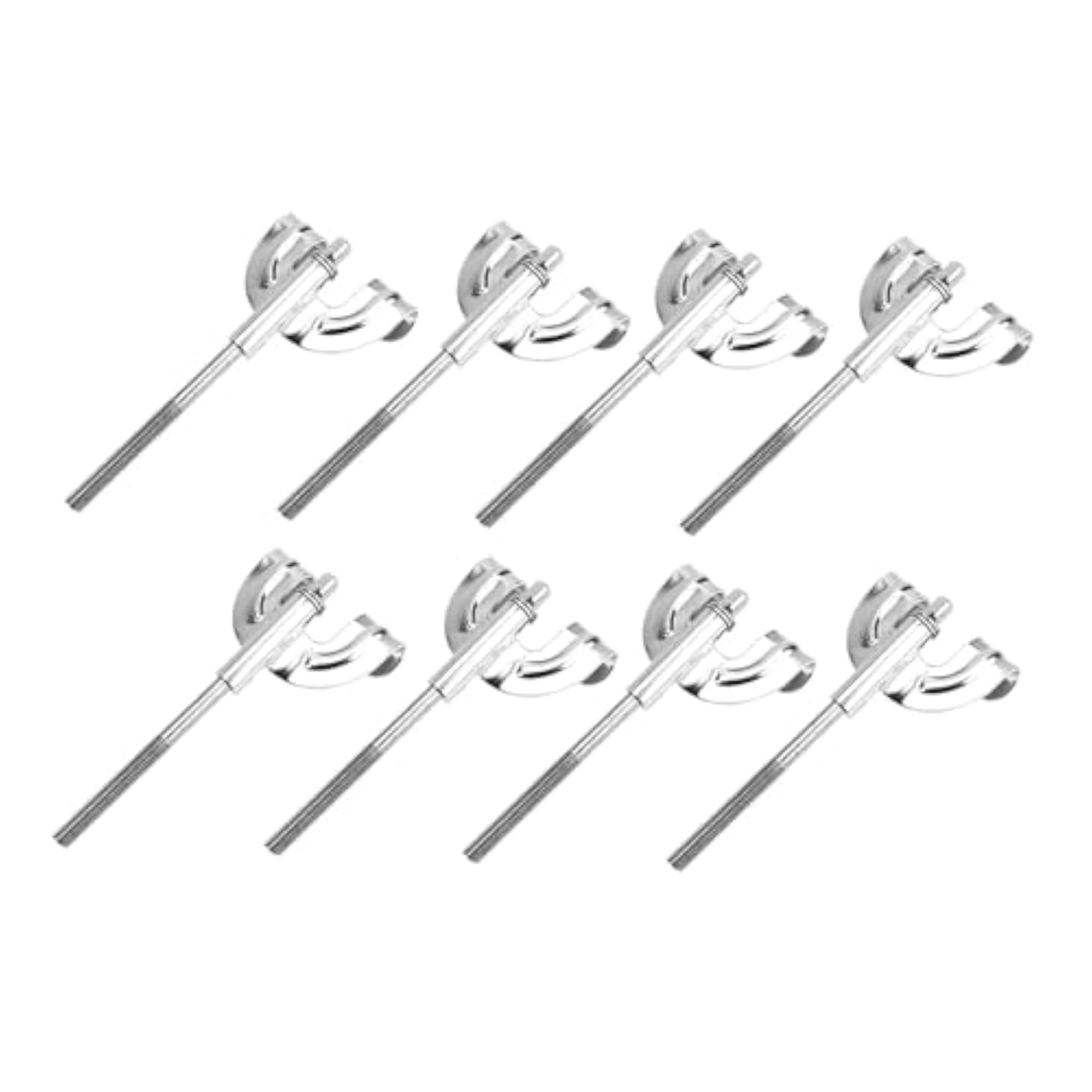 8Pcs Bass Drum Claw Hook Iron Tension Rods Set