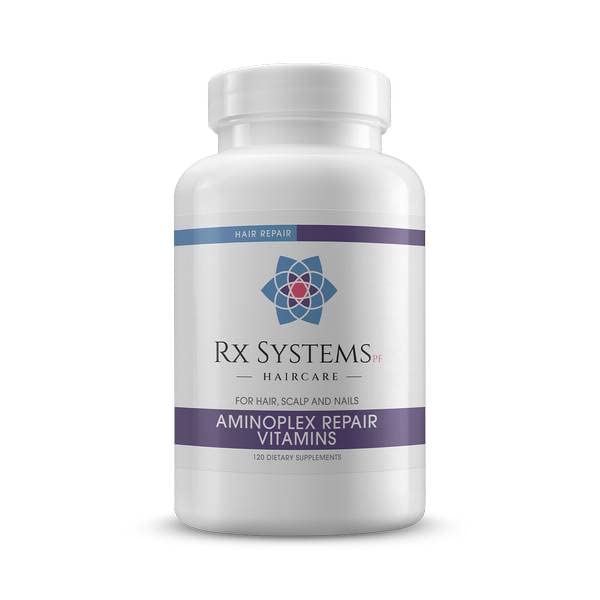 RX Systems PF Aminoplex Repair Vitamin - 240 Capsules, 3 Month Supply - Amino Acid Complex with Keratin Proteins, L-Cysteine & L-Lysine - Hair Growth Vitamins for Women, Hair Vitamins for Women - Healthier Hair Skin and Nails