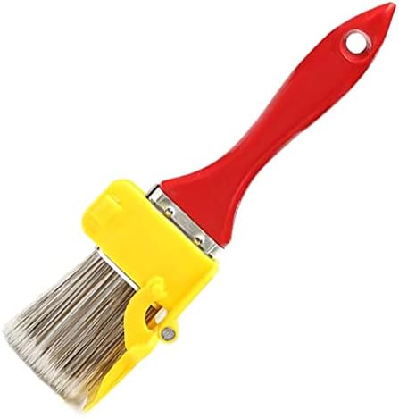 DRBIT Edger Paint Brush Professional Paint Brush with Wood Handle Portable Wall Painting Tool Color Separator Clean Cut Paint Edger for Home Wall Ceiling Edges Detail Trim te9