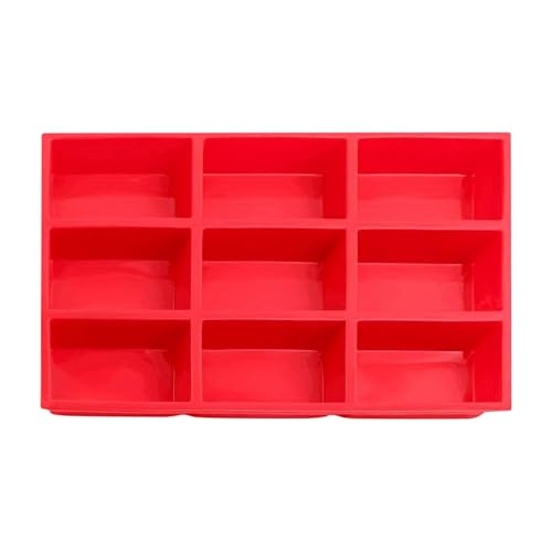 Silicone Bread Bang - Plato de pan, molde de mochila de 31 cm - Durable rojo no de palos, fácil semidio, pasteles de baguettes caseros de cocina perfecta, resistente y reutilizable para la cocina