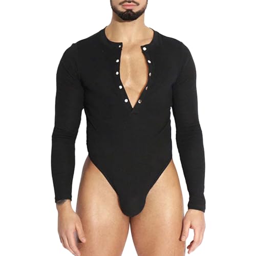 YiZYiF Men's Long Sleeve Ballroom Latin Salsa Dance Shirt Bodysui...