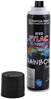 Nippon Paint Ryo Pylac Acrylic Spray Paint (Matt Black) | Ready to Use, Multi-Purpose Matt Finish DIY Paint for Car, Bike, Furniture & Craft | Metal, Wood, Plastic, FRP, POP (300 ml)