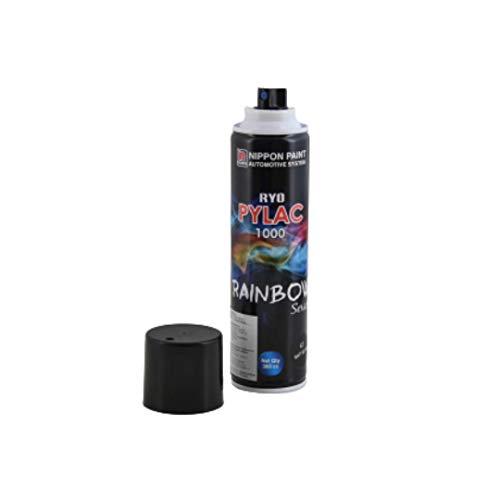 Nippon Paint Acrylic Multipurpose Spray Paint Can, 300ml, Matt Finish, Matt Black