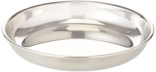 RAJ STAINLESS STEEL SIDE PLATE , 17 CM , RP0008, Rice Plate , Dessert Plate , Serving Plate