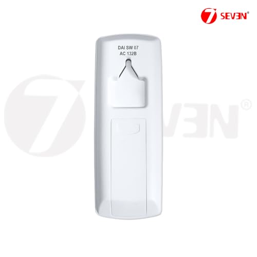 Image of 7SEVEN Compatible with Daikin Ac Remote Original ARC470A1 ARC470A5 ARC470A16 Model 132B Suitable for Split and Window Air Conditioner and Replicate of Genuine Remotes