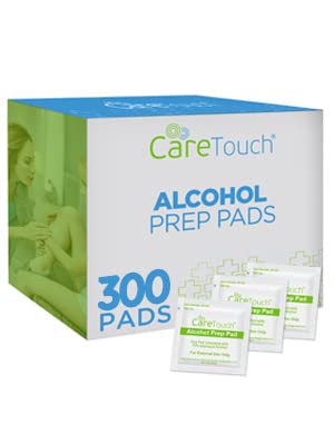 image for Care Touch Alcohol Wipes | Individually Wrapped Alcohol Prep Pads with