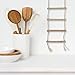 HICOHAND Wooden Rope Ladder Wall Hang, 1 Piece Wooden Branch Ladder with Wall Rope Hanging Ornaments Ladder for Home Decoration DIY Craft