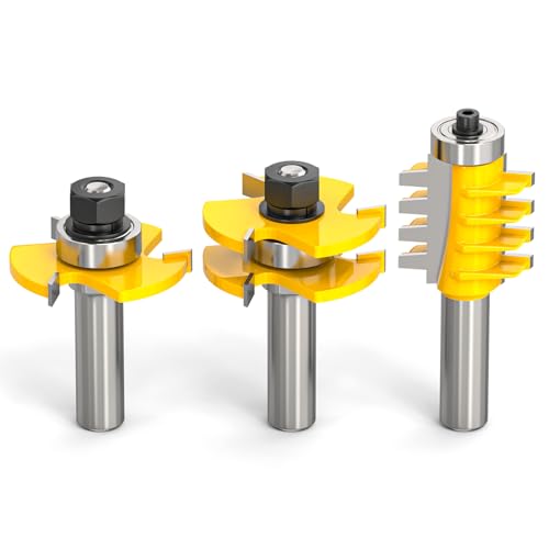 MEANLIN ���o�[�V�u���t�B���K�[�W���C���g���[�^�[�r�b�g&��ƍa���[�^�[�r�b�g 3�� 1/2�C���` �V�����N �؍H�p ���d���� �ؐ��t���C�X�J�b�^�[ �L���r�l�b�g�h�A�A�t���[���Ȃǂ�