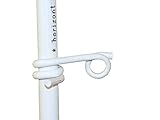 Anwendung: Freilaufend horizont Isolator Weidezaun long life, Ersatz-/ Zusatzisolator, 25 Stück, Band bis 13 mm, Litze bis 4 mm, Seil bis 8 mm, freilaufend, Streckenisolator, für Pfähle bis Ø 19 mm