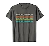 Classic 70's vintage style Backgammon T-Shirt
