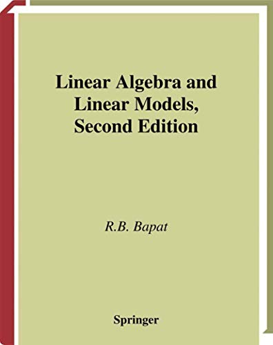 Linear Algebra and Linear Models (Universitext) view 2