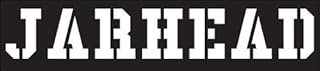 Jarhead Bumper Sticker (US Marine Corp Decal for Car, Truck, Laptop, and Cooler, Made in The USA (2 x 9 inches)