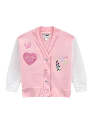 GUESS Girls' Long Sleeve Cardigan