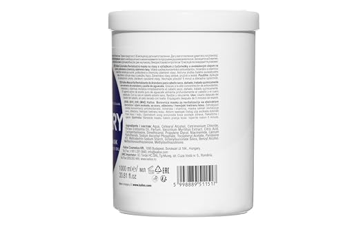 Kallos KJMN Blueberry Revitalizing Hair Mask for dry, damaged, chemically treated hair with blueberry extract and avocado oil 1000 ml - 33,81 Fl Oz