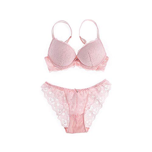 ZYkang BH-Set Vollumfang-BH-Set Europa und die USA haben den BH auf dem dünnen und dicken Pink_75B gesammelt Cover