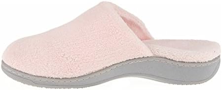 Vionic Women’s Gemma Mule Slipper - Comfortable Spa House Slippers That Include Three-Zone Comfort with Orthotic Insole Arch Support, Soft House Shoes for Ladies Pink 7 Medium US