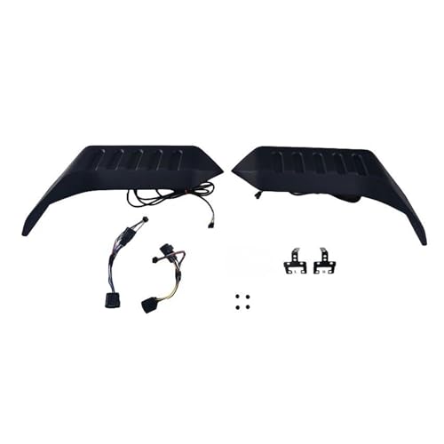 Becquet arrière LED pour Jeep Wrangler JK 2007-2017 avec séparateur de toit
