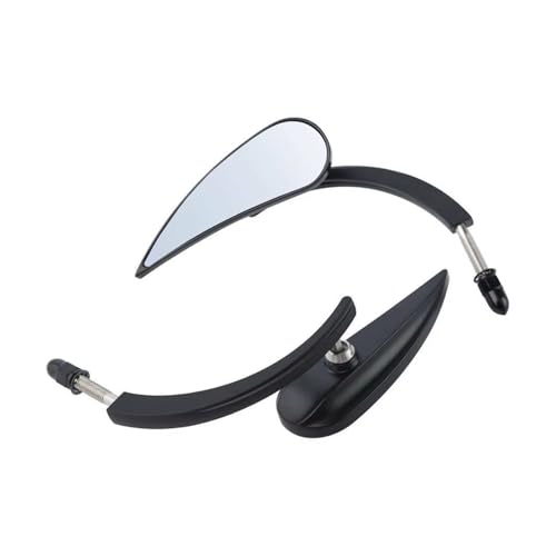 Espejos manillar moto Sportster con cristal convexo amplio para XL883 y XL1200