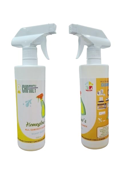 Home Glows Heavy Duty chimney cleaner oil grease away spray Cleaner for Tiles, Rust, Floor, Leather Seats, Car Dashboard, Taps, Exhaust Fan, Metal and Plastic Surfaces, gas stove (pack of 2) (B0DBM831LK) Amazon Price History, Amazon Price Tracker