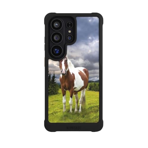 Coque Samsung S26 Ultra MagSafe Cheval Noir pour Randonnée Nature