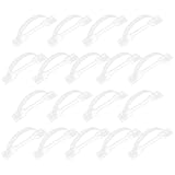 BESPORTBLE 100 Juegos de Manijas de Plástico para Cajas de Pasteles, Asas de Agarre Multifuncionales, Reemplazo de Manija Ligera y Portátil, Accesorio para Cajas de Papel Kraft en Cocina