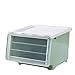 XIAOXIA Organisateur De Rangement pour Boîte À Jouets, Boîte de Rangement Transparente à Ouverture Frontale, Parfait pour Organiser des Jouets pour Bébés,Vêtements,Paniers-Cadeaux,Vert